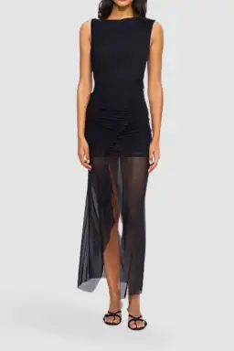 Bec & Bridge Julien Asym Maxi Dress Black Size 10 for rent on The Volte - image 4