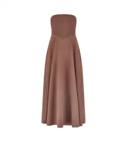 Odd Muse The Ultimate Muse Strapless Midi Dress Chocolate Size 10  for rent on The Volte - image 3
