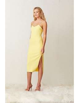Bec & Bridge Gemma Midi Dress Yellow Size 10 for rent on The Volte - image 2