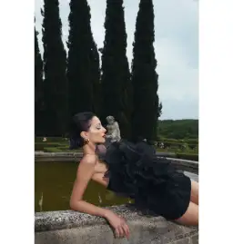 L'idee Fleur Mini Dress Noir Black Size AU 8  for rent on The Volte - image 5