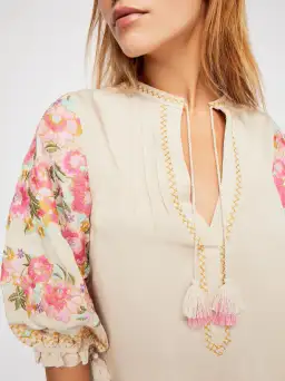 Spell and the Gypsy Cleo Tunic Mini Dress Print Size 8 for rent on The Volte - image 3