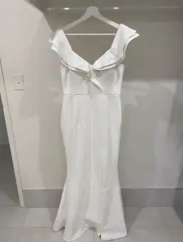 Sheike Allure Maxi Dress White Size AU 12  for rent on The Volte - image 3