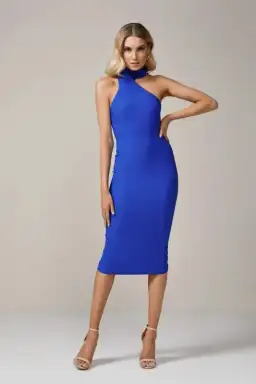 Elle Zeitoune Harper Dress Blue Size AU 10 for rent on The Volte - image 1