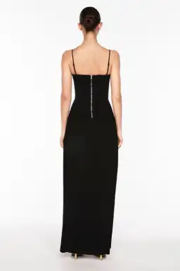 Manning Cartell Double Time Pleat Maxi Dress in Black Size AU 14 for rent on The Volte - image 4