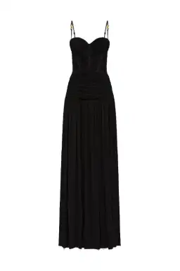 Manning Cartell Double Time Pleat Maxi Dress in Black Size AU 14 for rent on The Volte - image 5