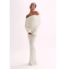 Meshki Marisol Dress White Size AU 6