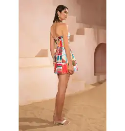 Eliya The Label Messina Dress Vacanza Print Size AU 10 for rent on The Volte - image 3