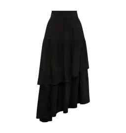 Aje Interlace Midi Skirt Black Size AU 8 for rent on The Volte - image 4
