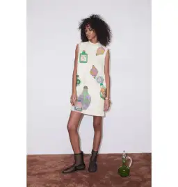 Alemais Chesca Mini Dress Print Size AU 8 for rent on The Volte - image 1