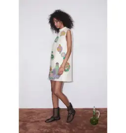 Alemais Chesca Mini Dress Print Size AU 8 for rent on The Volte - image 2