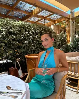 The Wolf Gang Oahu Slip Maxi Dress in Aquamarine Blue | Size S Small AU 8  for rent on The Volte - image 1