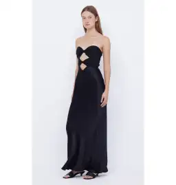 Bec & Bridge Strapless Halle Dress in Black Size AU 6 for rent on The Volte - image 2