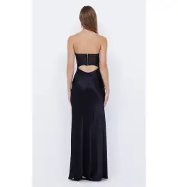 Bec & Bridge Strapless Halle Dress in Black Size AU 6 for rent on The Volte - image 3