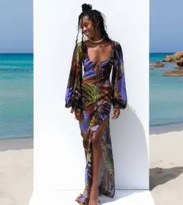 Rat and Boa Daliana Dress Multi Size 6 