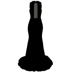 Alex Perry Black Crinoline Gown Size 10 for rent on The Volte - image 2