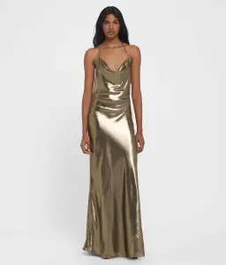 Rat & Boa Venus Dress Gold Size S / AU 8 for rent on The Volte - image 1