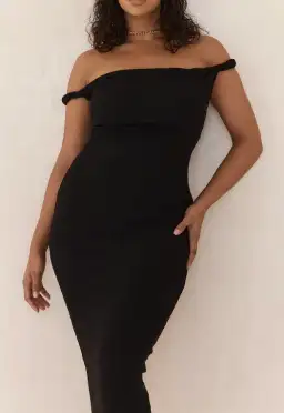 Johansen The Long Poppy Dress Black Size 10 for rent on The Volte - image 2