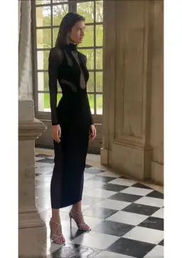 Sheike Medusa Maxi Dress Black Size 8 for rent on The Volte - image 2