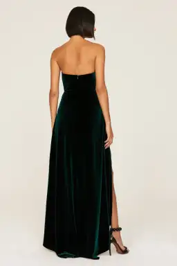 Elle Zeitoune Magnolia Gown Emerald Green Size 16 for rent on The Volte - image 3