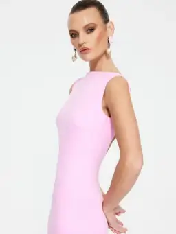 Effie Kats Verona Gown in Taffy Pink Size S / AU 8 for rent on The Volte - image 2