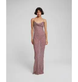 Rat & Boa Assisi Dress Burgundy Size AU 8 for rent on The Volte - image 1