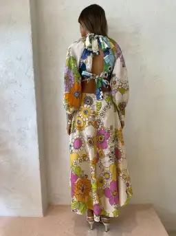 Alemais Farrah Cut Out Dress Multi Size AU 10 for rent on The Volte - image 5