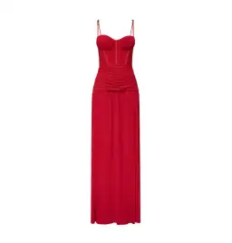 Manning Cartell Double Time Pleat Dress Red Size AU 12 for rent on The Volte - image 7
