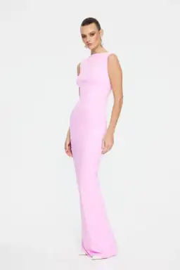 Effie Kats Verona Gown In Taffy Pink Size XS/Au 6 for rent on The Volte - image 4