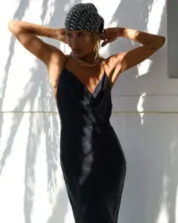 Rat & Boa Santini Dress Deep Navy Size S/Au 8 for rent on The Volte - image 4