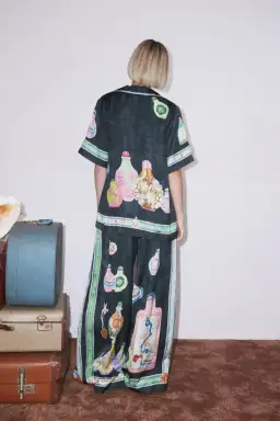 Alemais Royal Set Top and Pants Set Print Size 10  for rent on The Volte - image 2