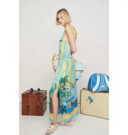 Alemais All Aboard Sleeveless Midi Dress Multi Size AU 10 for rent on The Volte - image 2