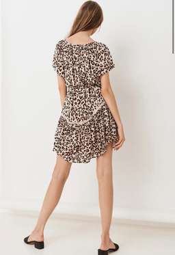 Spell Bodhi Leopard Mini Dress Size S for rent on The Volte - image 3