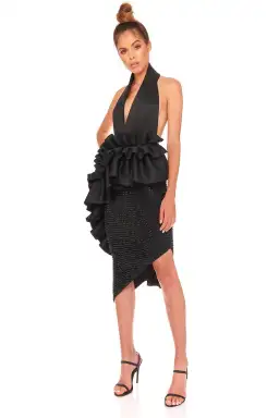 Eliya the Label Desiree Dress Black Size XS / AU 6 for rent on The Volte - image 1