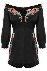 Alice McCall Sweet Nothings Black Playsuit Size 6
