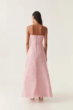 Aje Soundscape Maxi Dress in Chalk Pink Size AU 12 for rent on The Volte - image 4