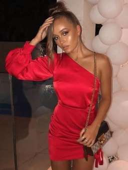 Kookai Vangeline Dress Red Size 8