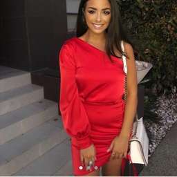 Kookai Vangeline Dress Red Size 8