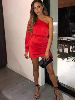 Kookai Vangeline Dress Red Size 8