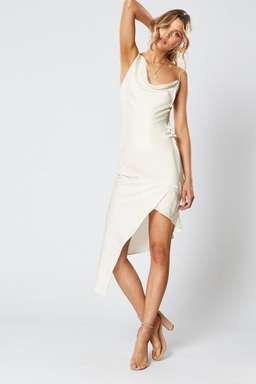 Winona Britannia Asymmetrical Dress - Pearl size 6