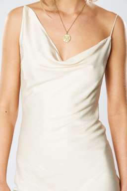 Winona Britannia Asymmetrical Dress - Pearl size 6