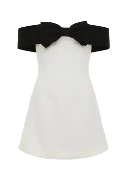 Yojani Boutique Margot Mini Dress Black and White Size M/ AU 8 for rent on The Volte - image 5
