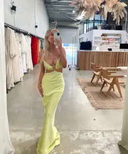 Lexi Leia Maxi Formal Dress Mojito Size 8 for rent on The Volte - image 6