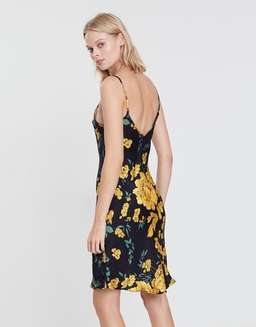 Silk Laundry 90's Silk Slip Dress Floral for rent on The Volte - image 3