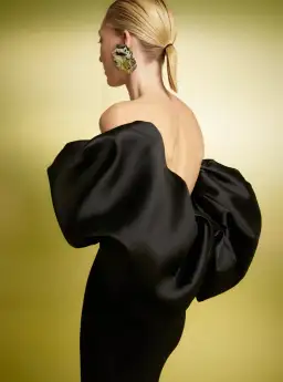 Solace London Pia Maxi Dress Gown Black Size 12 for rent on The Volte - image 4