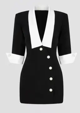 Atoir Fallon Mini Dress Black/Ivory Size M / AU 10 for rent on The Volte - image 4