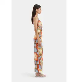 Sir The Label Avery V Neck Midi Dress in Camellia Print Size 4 / AU 14 for rent on The Volte - image 2