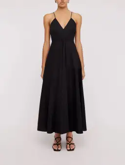 Scanlan Theodore Parachute Strappy Dress in Black Size 8 for rent on The Volte - image 1