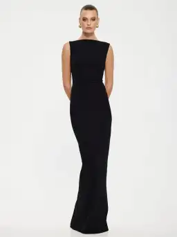 Effie Kats Verona Gown Black Size XS / AU 6 for rent on The Volte - image 1