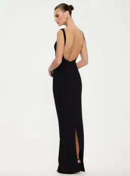 Effie Kats Verona Gown Black Size XS / AU 6 for rent on The Volte - image 2