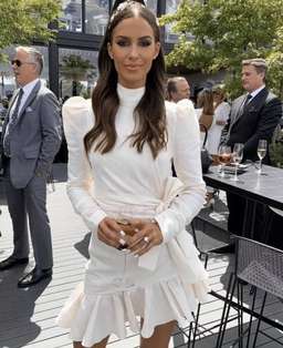 Zimmermann Asymmetric Flounce Mini Dress Cream Size 0 for rent on The Volte - image 1